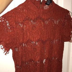 Boutique lace shirt